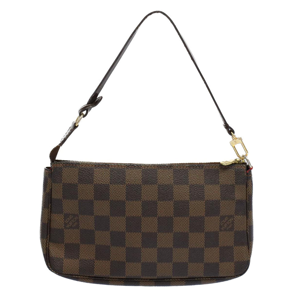Louis Vuitton Pochette Accessoires  Canvas Clutch Bag