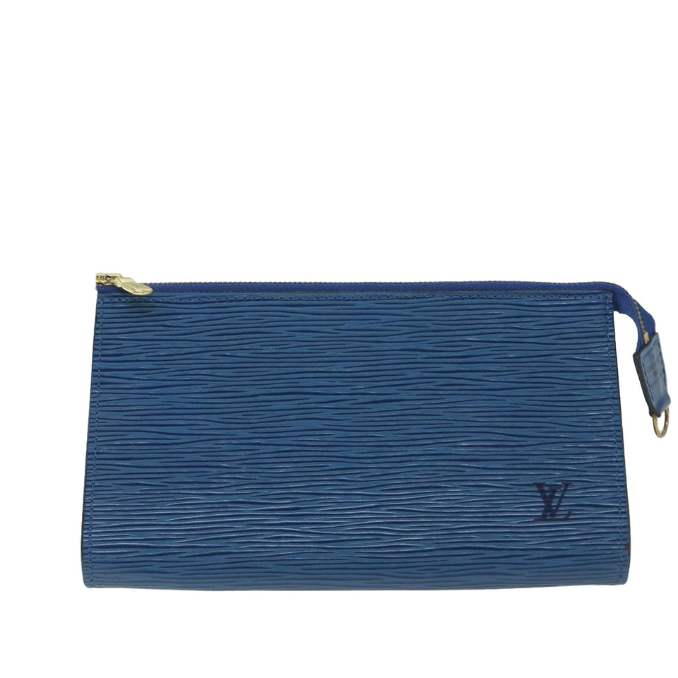 Louis Vuitton Pochette Accessoires  Leather Clutch Bag