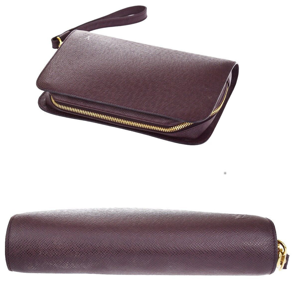 Louis Vuitton Baikal  Leather Clutch Bag