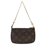 Louis Vuitton Mini Pochette Accessoires  Canvas Clutch Bag