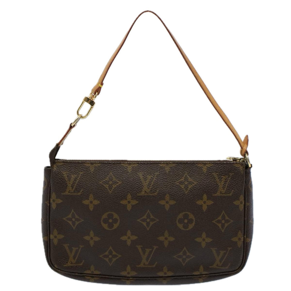 Louis Vuitton Pochette Accessoire  Canvas Clutch Bag