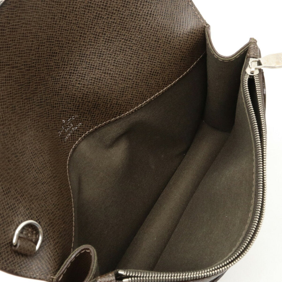 Louis Vuitton Selenga  Leather Clutch Bag