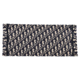 Christian Dior Large Oblique Book Totebag in Navy Blue Canvas