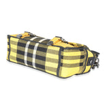 Christian Dior Yellow Tartan Canvas Small Diorcamp Messenger