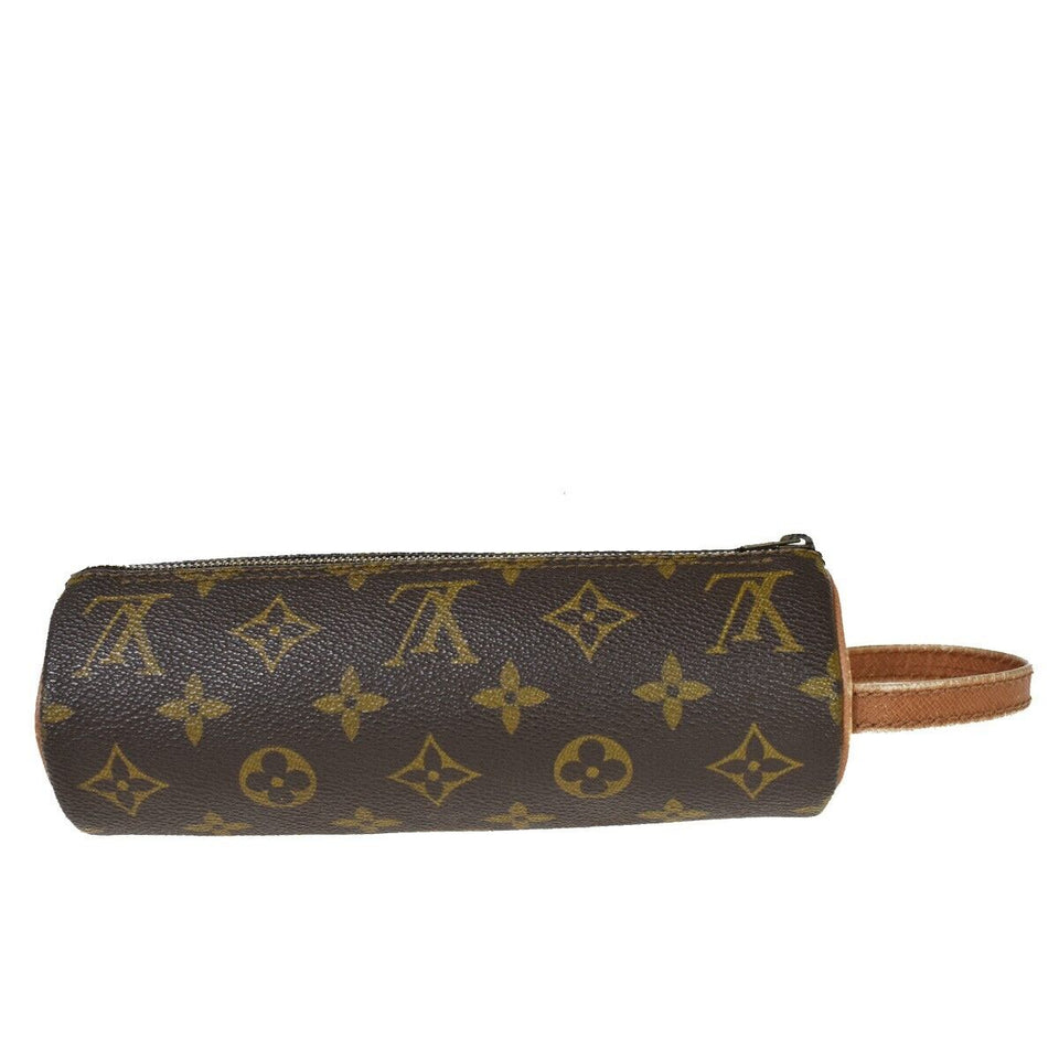 Louis Vuitton Trousse Rond  Canvas Clutch Bag