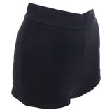 Christian Dior Wool Silk Crepe Back Darted High Waisted Shorts