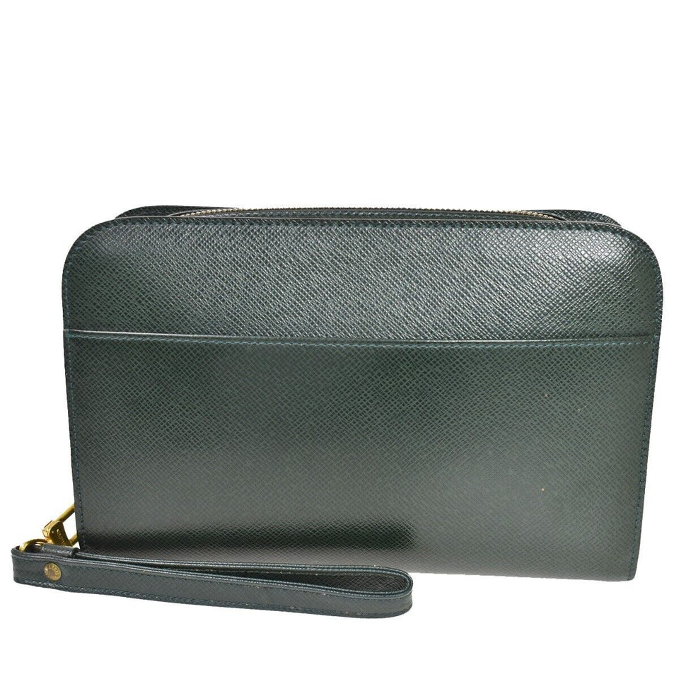 Louis Vuitton Baikal  Leather Clutch Bag