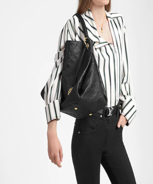 Louis Vuitton artsy mm monogram empreinte leather black