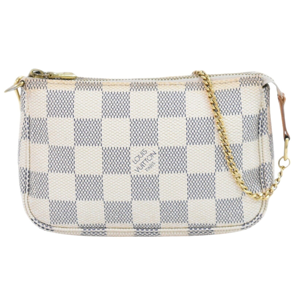 Louis Vuitton Pochette Accessoires  Canvas Clutch Bag
