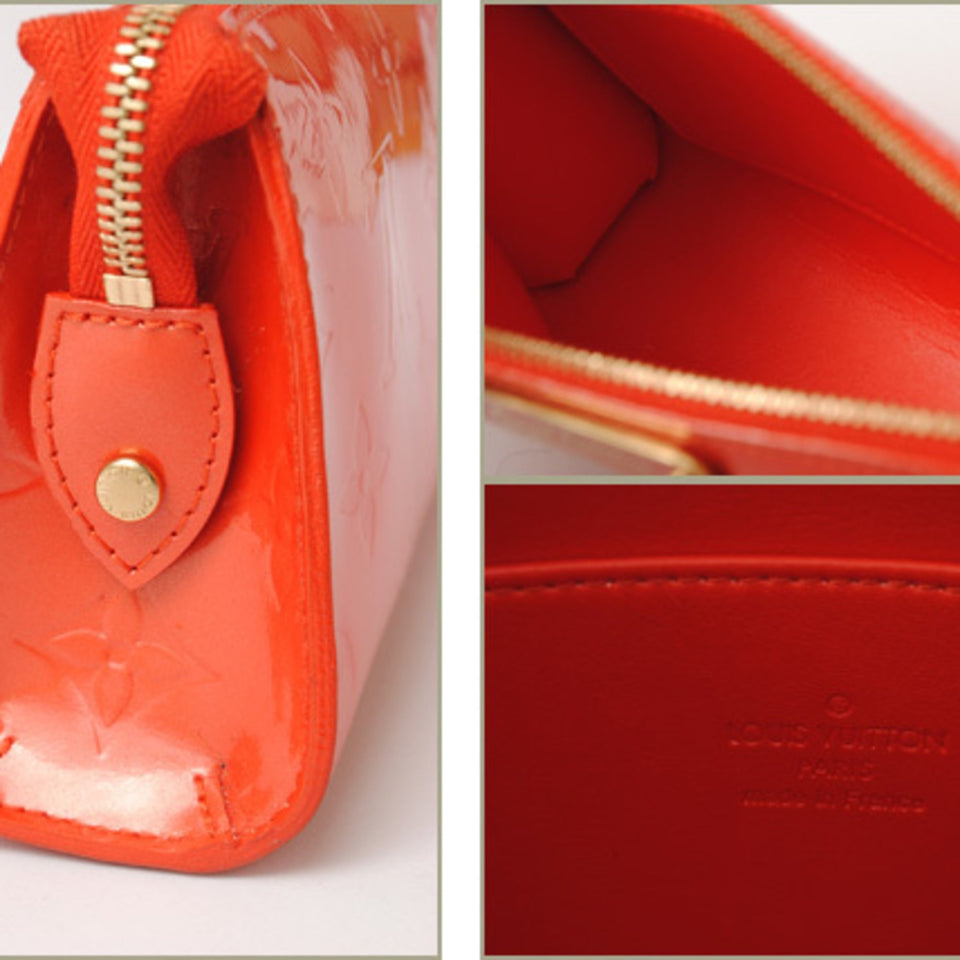 Louis Vuitton Pochette Patent Leather Clutch Bag