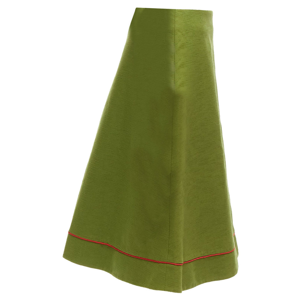 Christian Dior John Galliano Communist Pique Aline Skirt