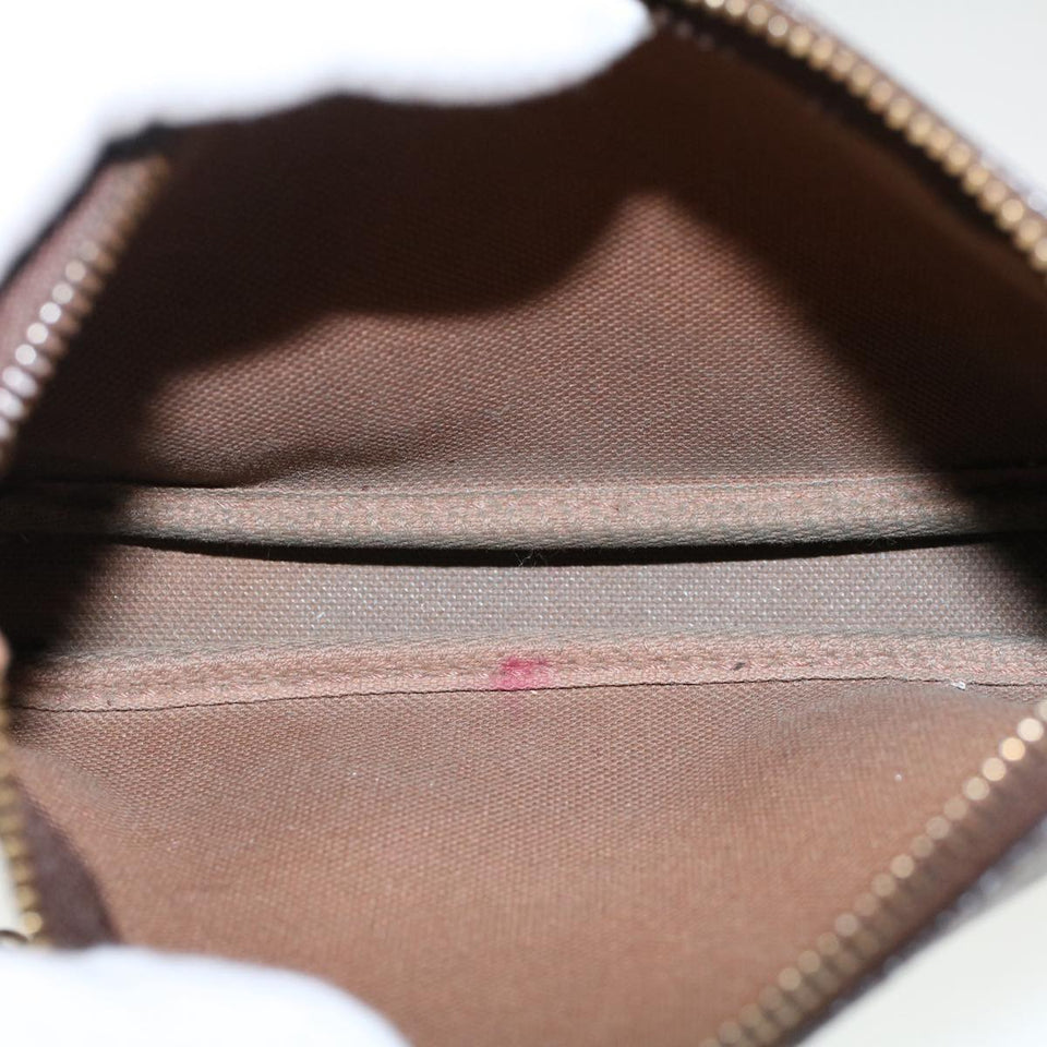 Louis Vuitton Mini Pochette Accessoires  Canvas Clutch Bag