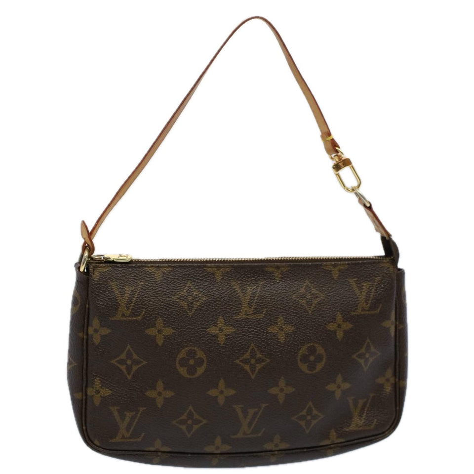 Louis Vuitton Pochette Accessoire  Canvas Clutch Bag