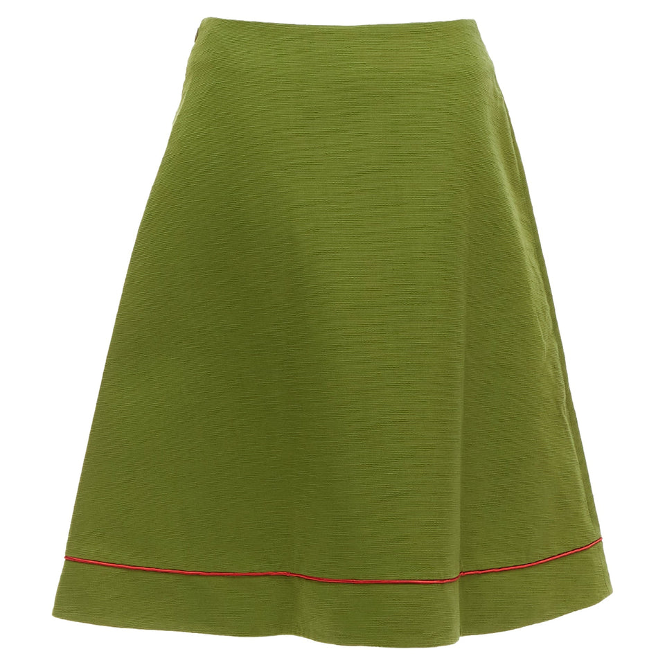 Christian Dior John Galliano Communist Pique Aline Skirt