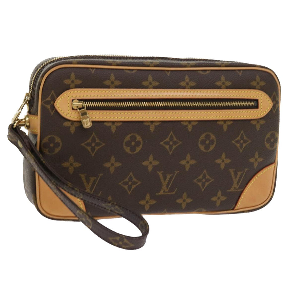 Louis Vuitton Marly Dragonne  Canvas Clutch Bag
