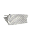 Christian Dior Ecru Gray Dior Oblique Embroidery Large Dior Book Tote