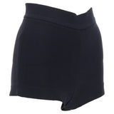 Christian Dior Wool Silk Crepe Back Darted High Waisted Shorts