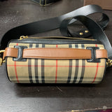 Burberry Check Barrel Bag