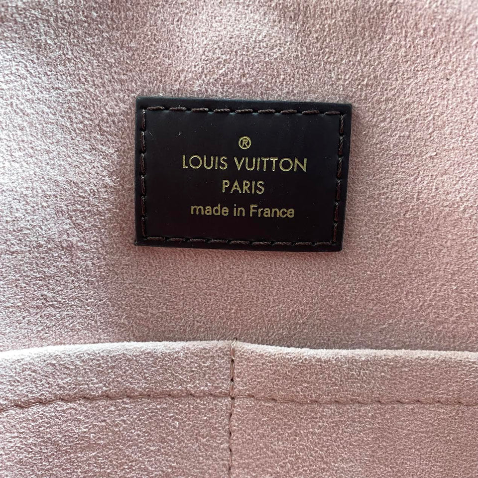 LOUIS VUITTON Normandy Bag Ebene w/Pink
