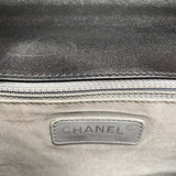 CHANEL Chevron Boy Bag Medium Black