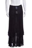 Chanel Cruise '02  Black 2 PC Skirt SZ 40