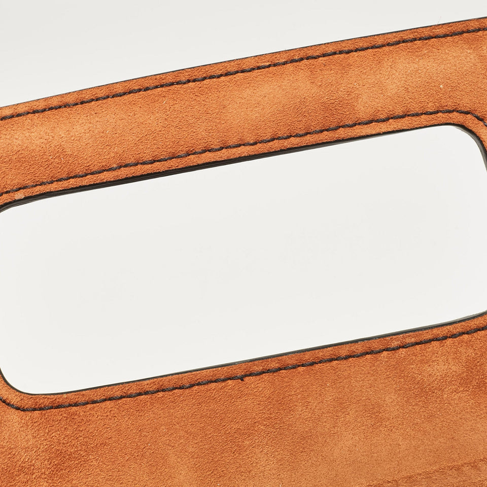 Dior Deep Orange Leather J'adior Flap Chain Shoulder Bag