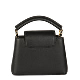 Louis Vuitton Black Taurillon Leather Mini Capucines Shoulder Bag