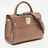 Dior Bronze Leather Mini Diorever Tote