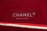 Chanel Red & Pink Lipstick Patent Leather Handbag