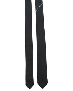 Dior Homme Beetle Skinny Tie in Black Silk