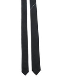 Dior Homme Beetle Skinny Tie in Black Silk