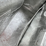 CHRISTIAN DIOR Medium Diorever silver bag