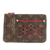 Louis Vuitton Monogram Perforated Pochette Plat Pouch M95219