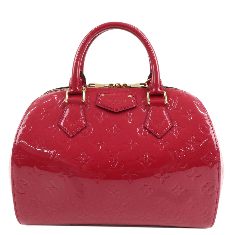 Louis Vuitton Monogram Vernis Montana Hand Bag Rose Indien M90084