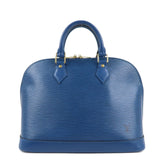 Louis Vuitton Epi Alma Hand Bag Toledo Blue M52145