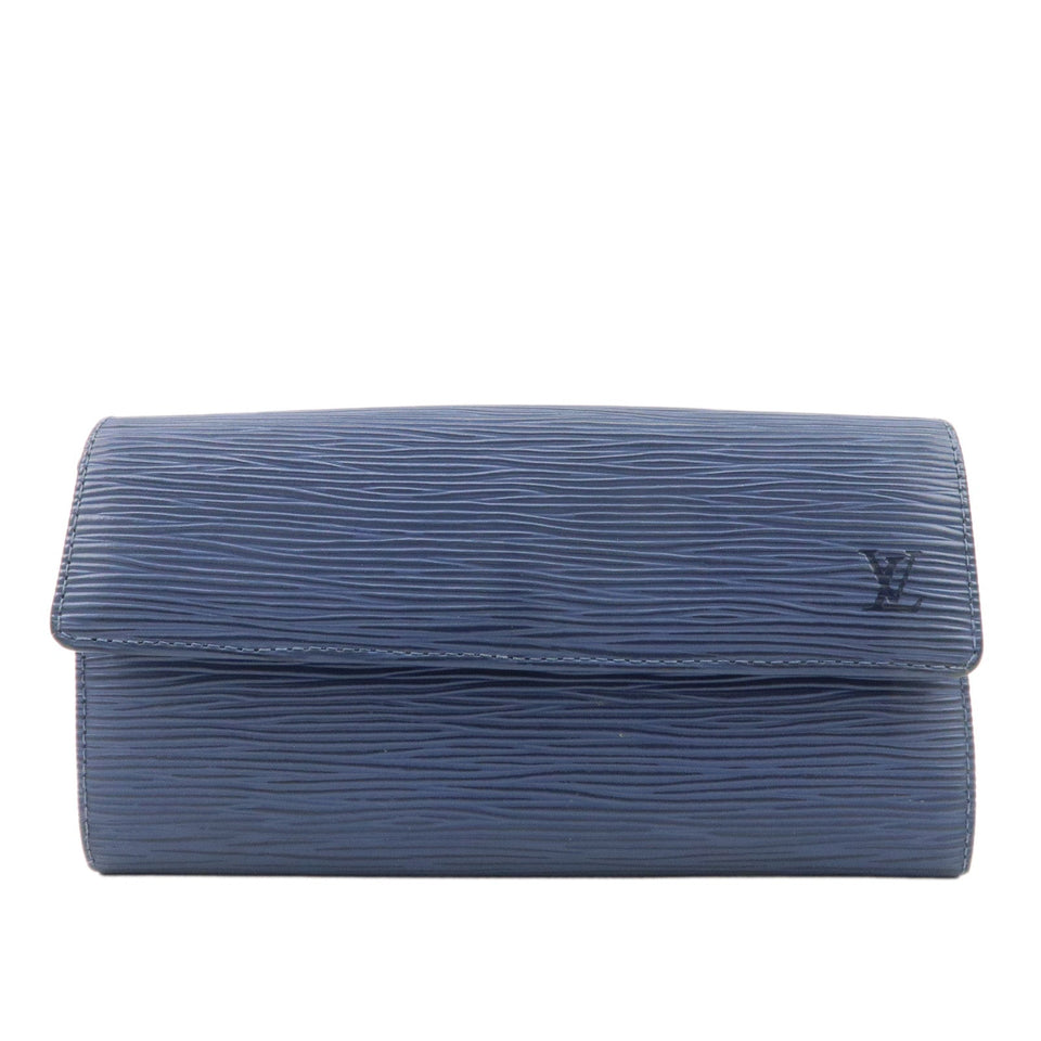 Louis Vuitton Epi Porte Monnaie Credit Wallet Toledo Blue M6359G
