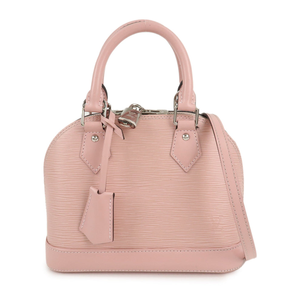 Louis Vuitton Epi Alma BB 2Way Hand Bag Rose Ballerine M41327