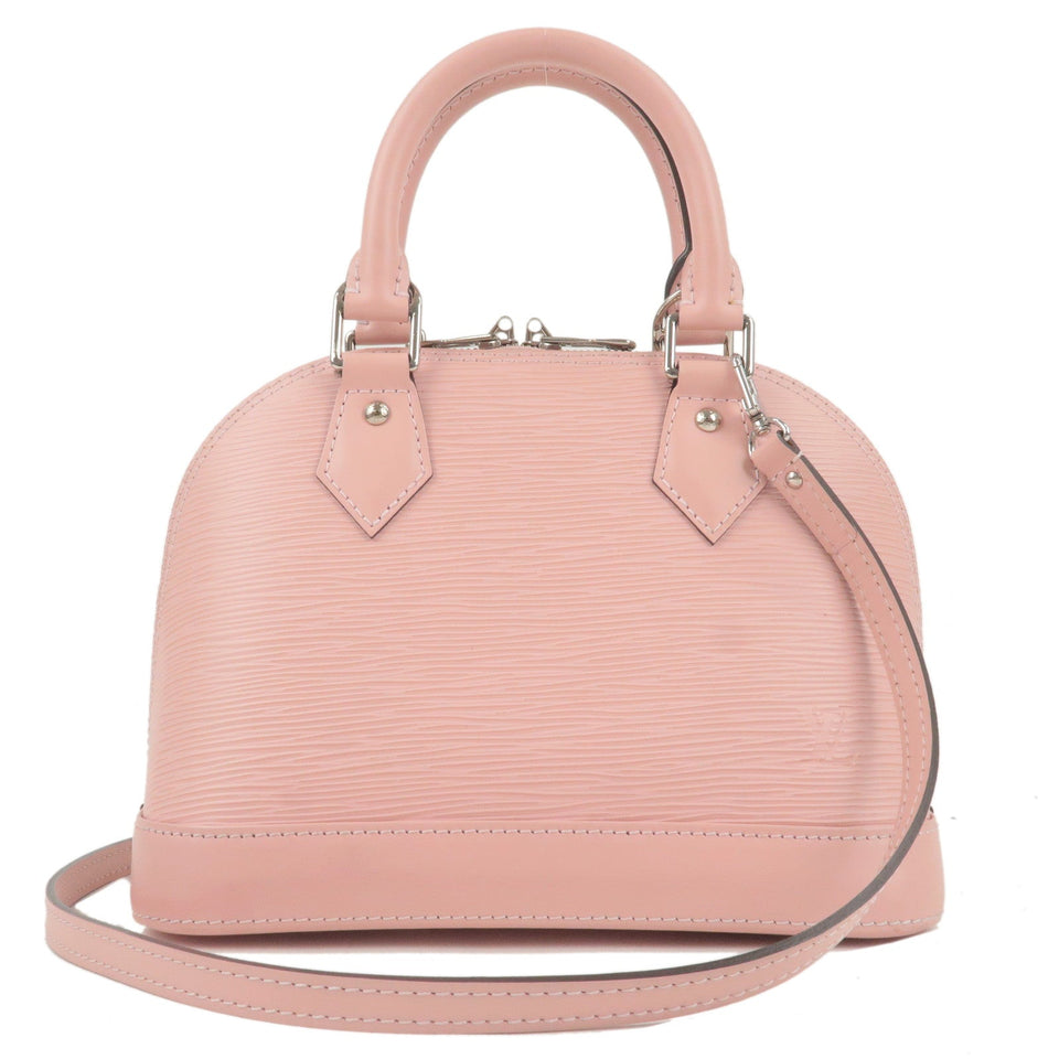 Louis Vuitton Epi Alma BB 2Way Hand Bag Rose Ballerine M41327