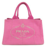 Prada Canapa Canvas Tote Bag Hand Bag Pink BN1877
