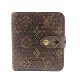 Louis Vuitton Monogram Perfor Compact Zip Fuchsia M95188