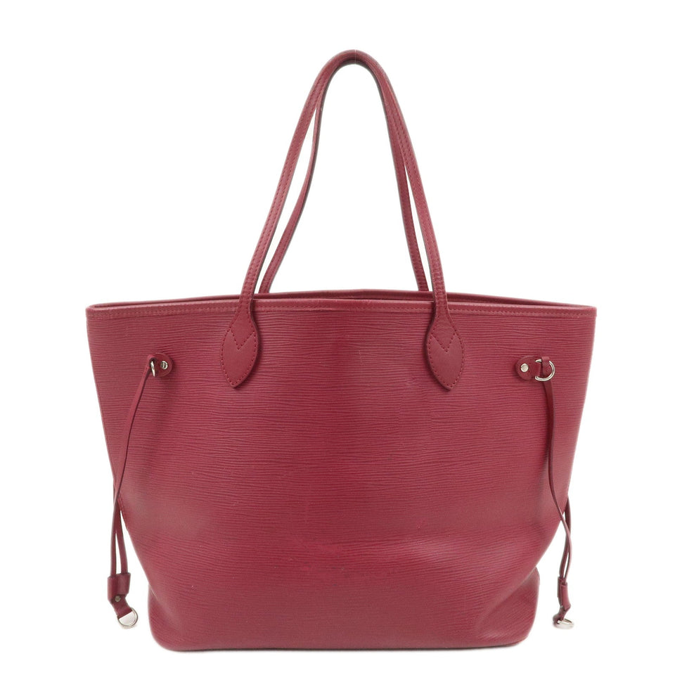 Louis Vuitton Epi Neverfull MM Shoulder Bag Fuchsia M40882