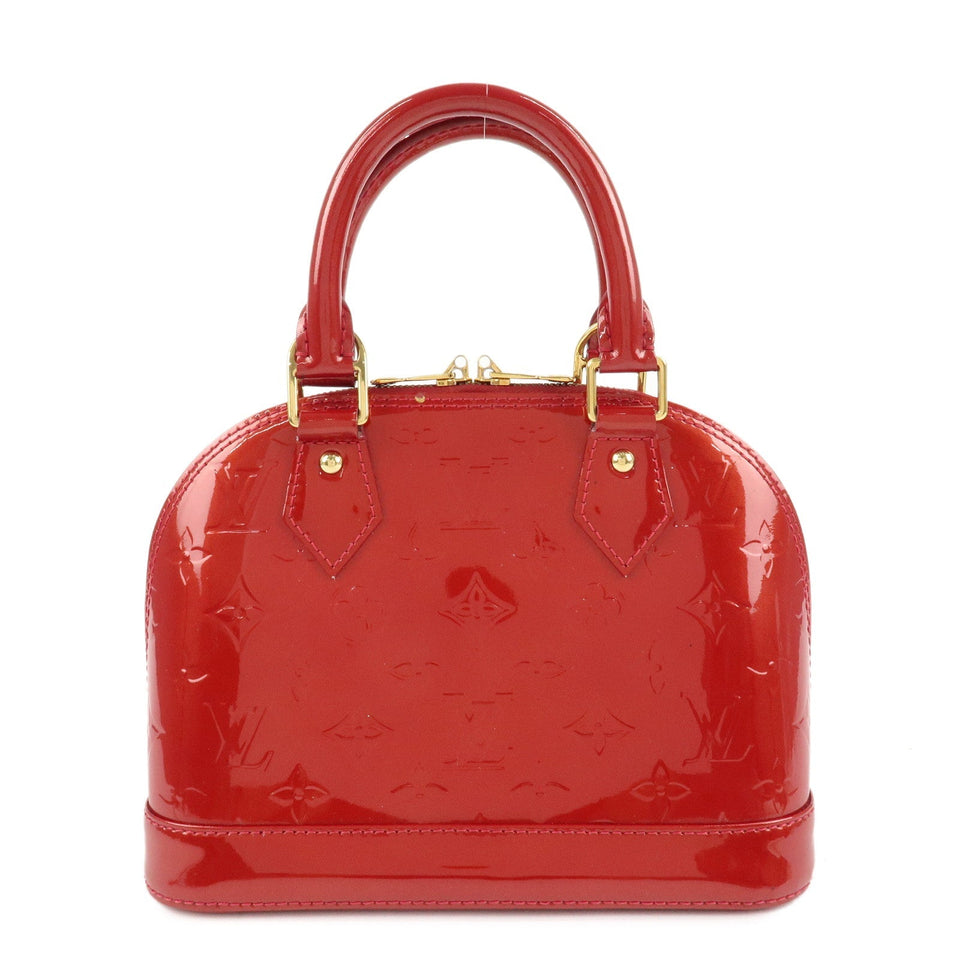 Louis Vuitton Monogram Vernis Alma BB Cerise Hand Bag M90174