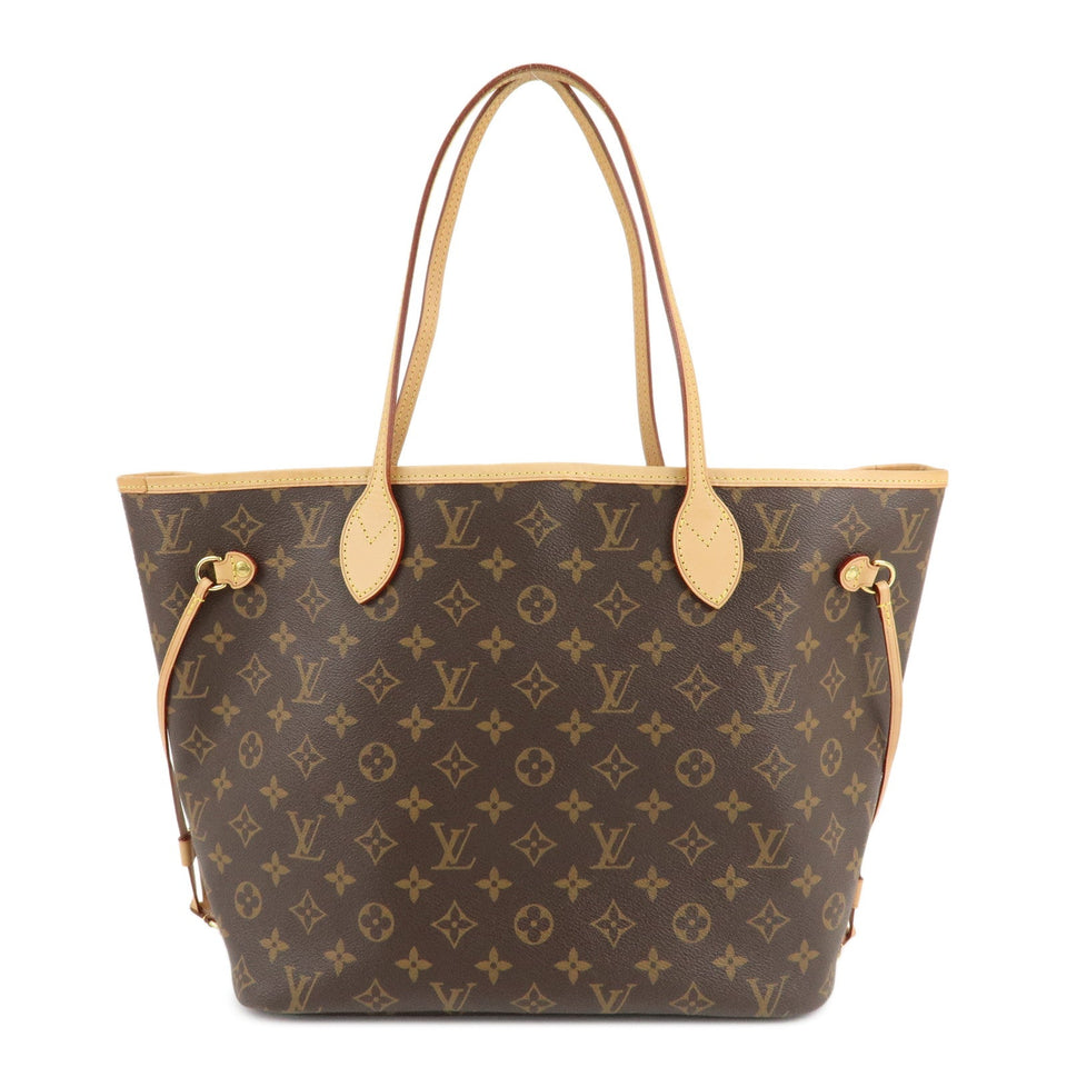 Louis Vuitton Monogram Neverfull MM Tote Bag Fuchisia M40996