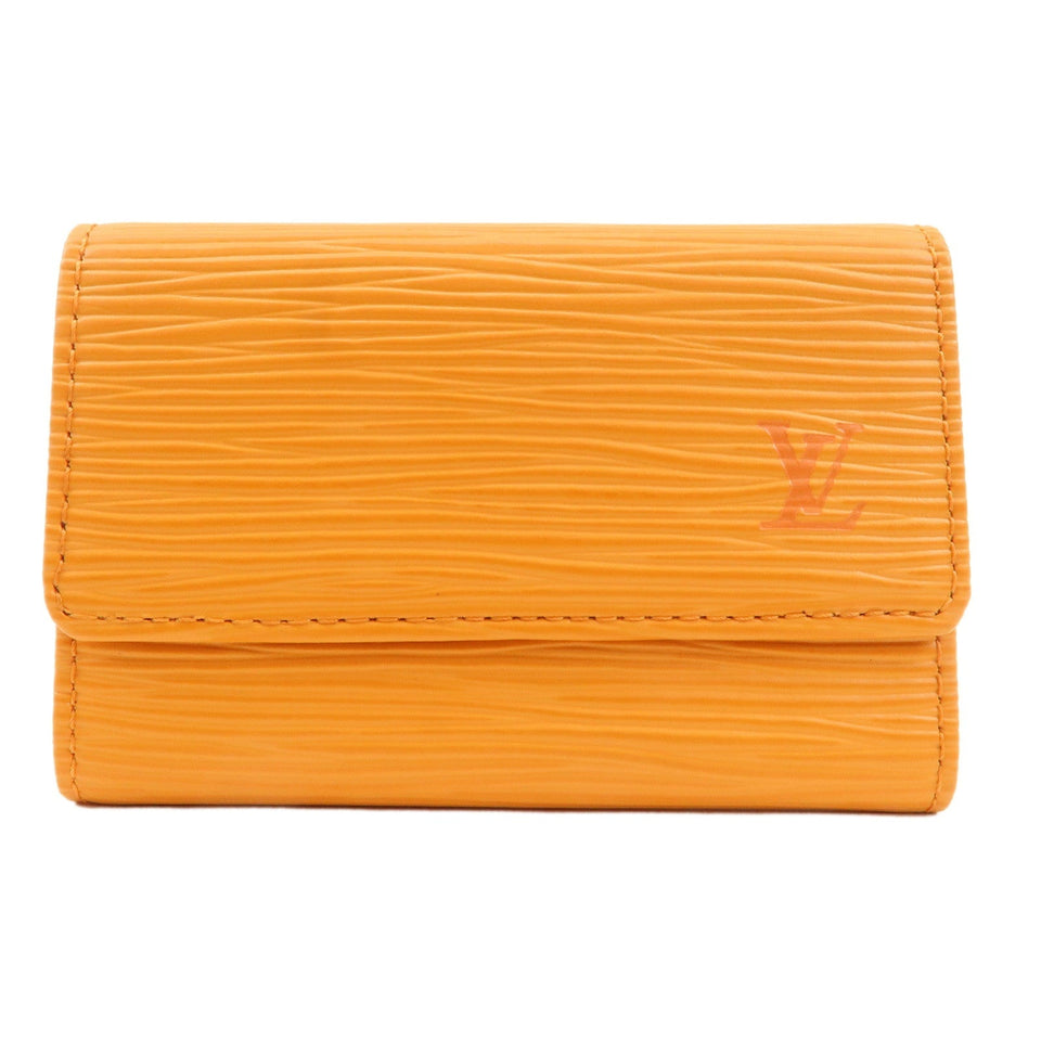 Louis Vuitton Epi Multiclés 6 Key Holder Case Mandarin M6381H