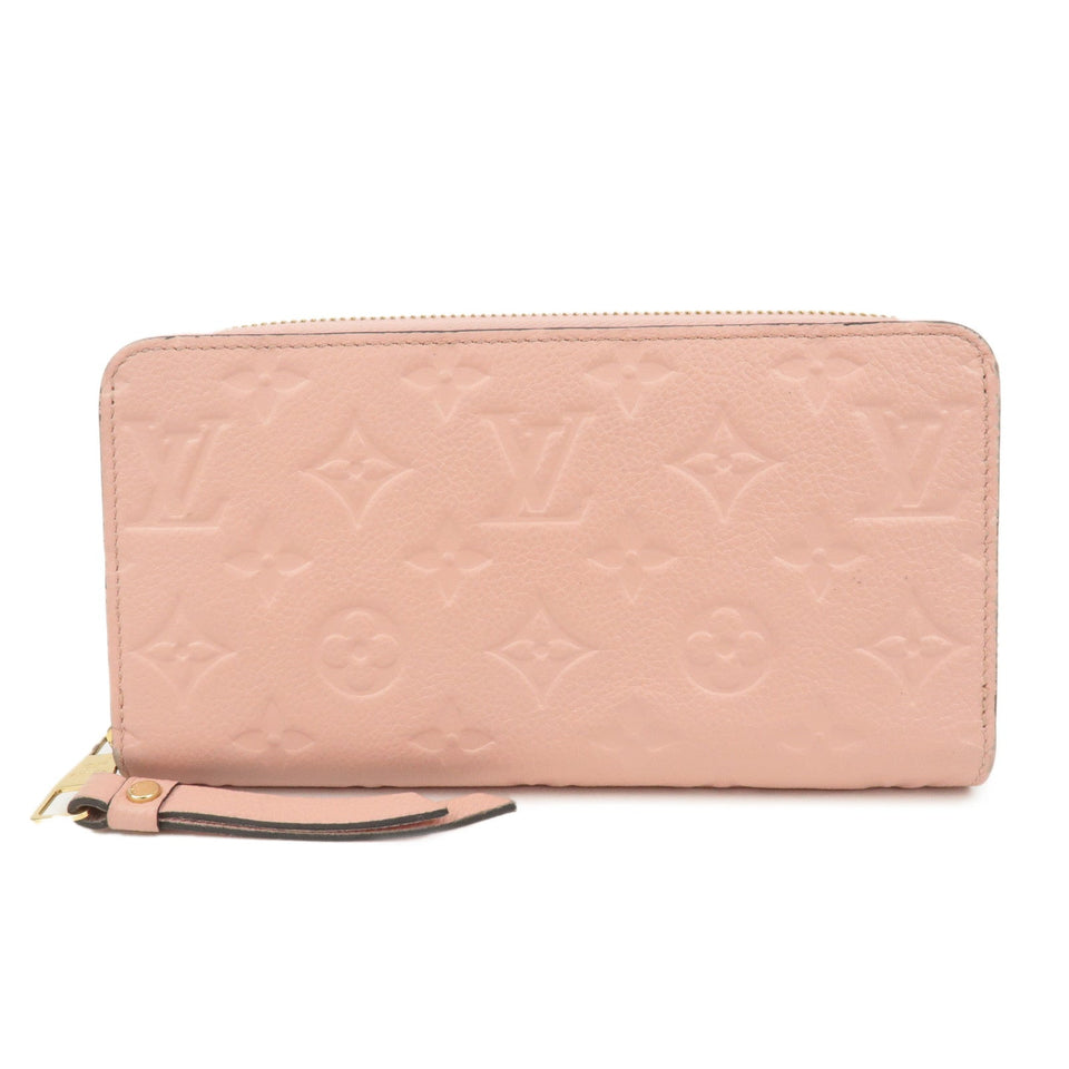 Louis Vuitton Monogram Empreinte Zippy Wallet Rose Poudre M64090