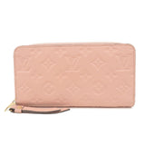 Louis Vuitton Monogram Empreinte Zippy Wallet Rose Poudre M64090