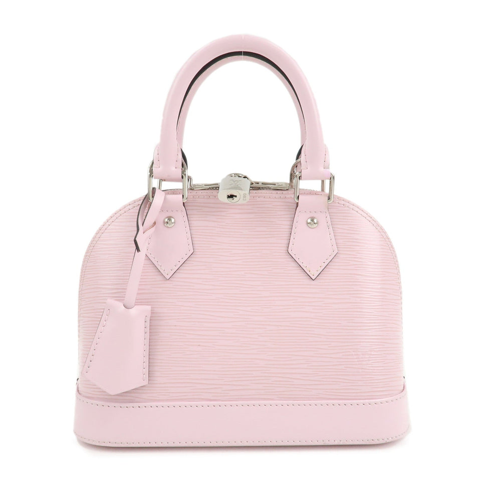 Louis Vuitton Epi Alma BB Hand Bag Rose Ballerine M41323