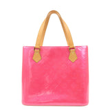 Louis Vuitton Monogram Vernis Houston Tote Bag Fuchsia Pink M91219