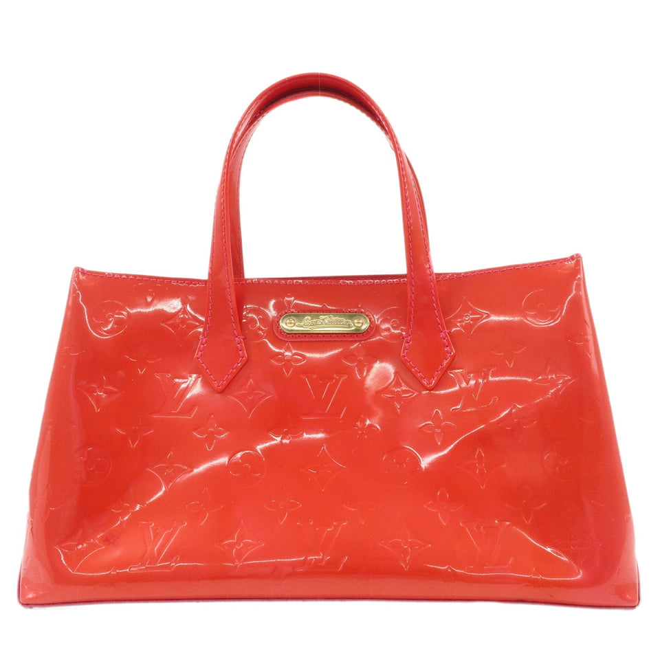 Louis Vuitton Monogram Vernis Wilshire PM Rose Pop M93643