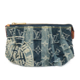 Louis Vuitton Monogram Denim Trousse Raye Pouch Blue M95335
